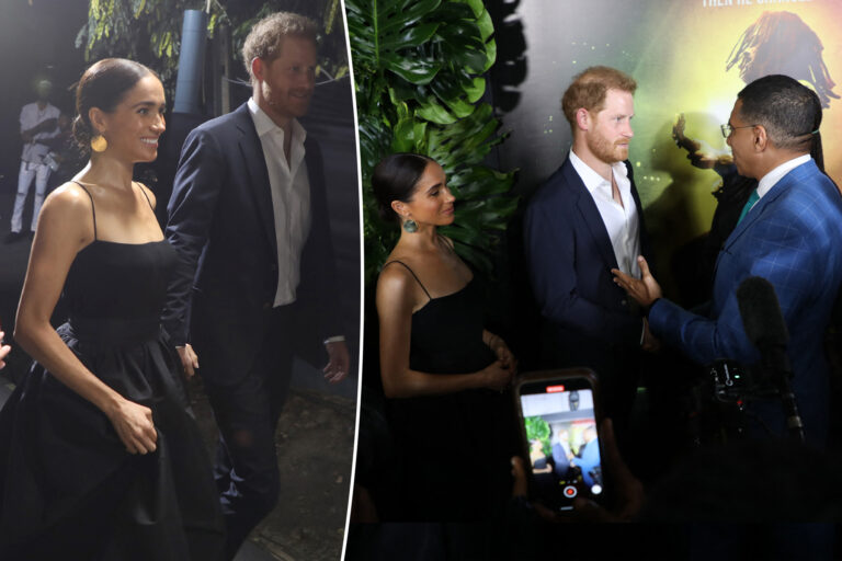 Meghan e Harry a Sorpresa al Premiere di “Bob Marley: One Love” in Giamaica