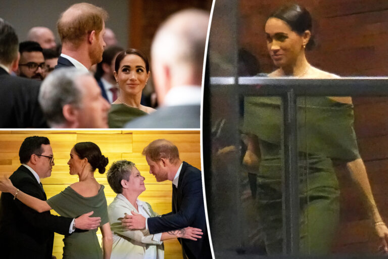 Meghan Markle Incanta con Abito Verde Monospalla e Collana da 15.000 Dollari durante la Visita a Vancouver con il Principe Harry