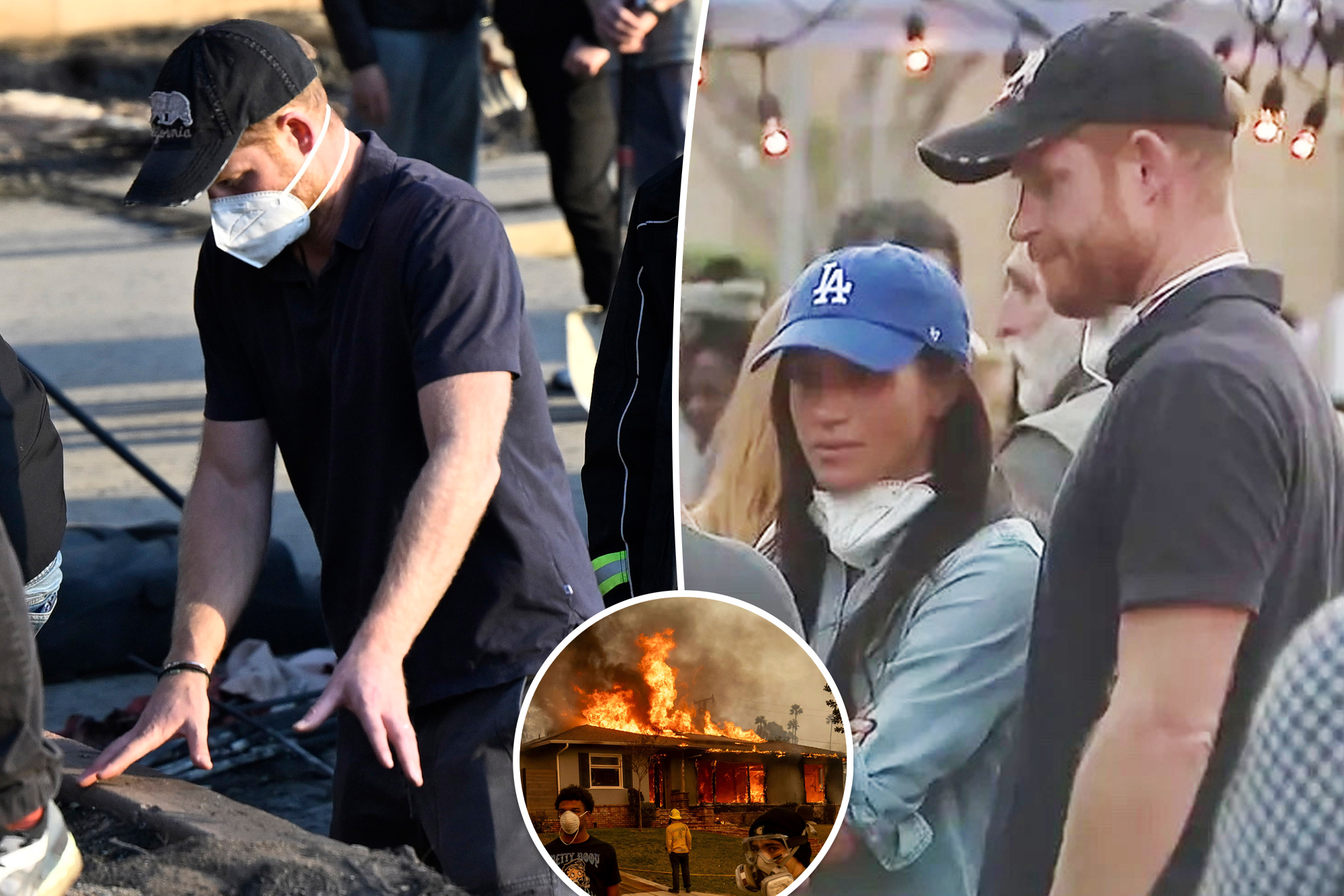 Il gesto toccante di Harry e Meghan per le vittime degli incendi di Los Angeles