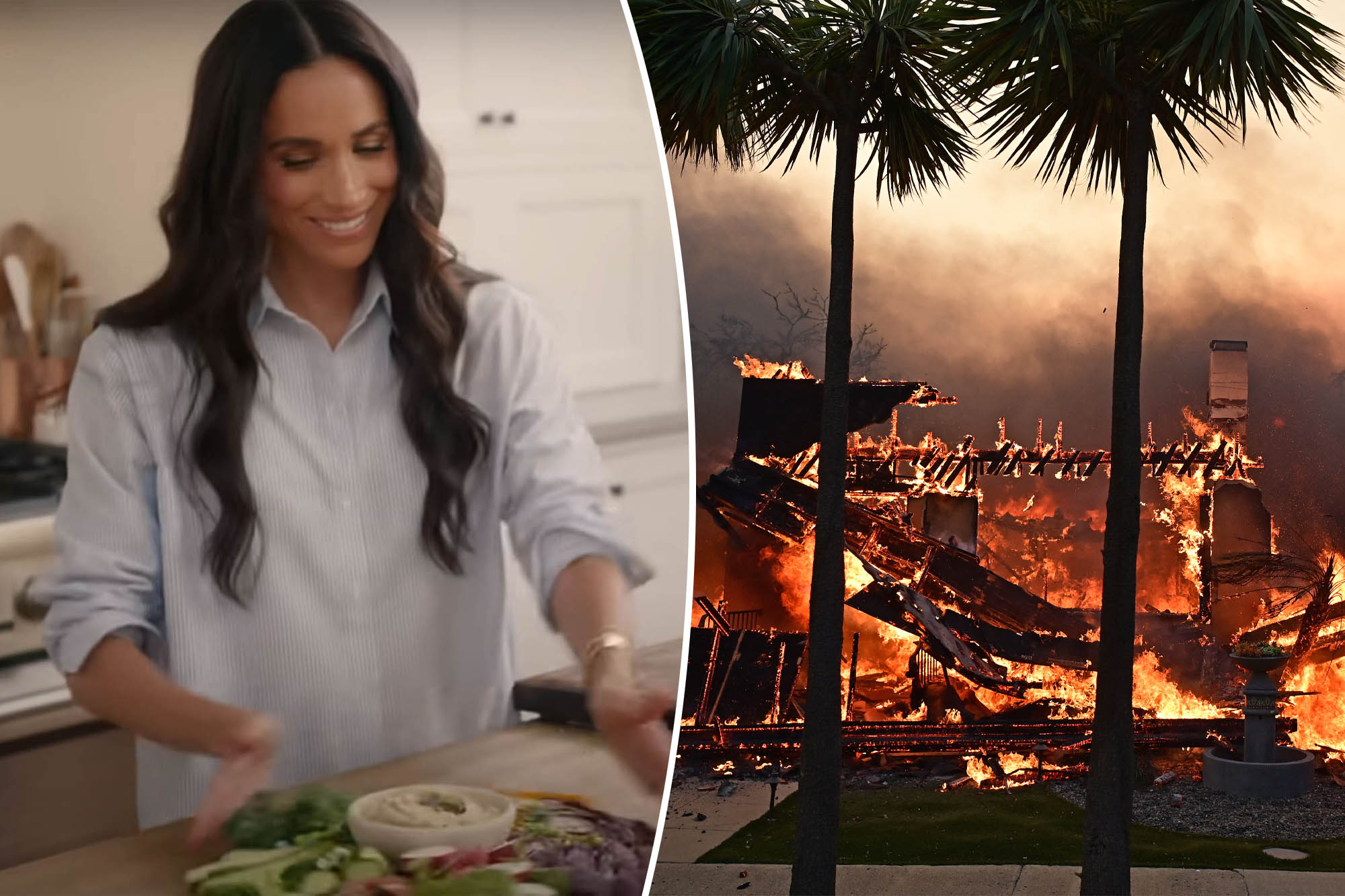 Meghan Markle rinvia il lancio dello show su Netflix a causa degli incendi devastanti a Los Angeles