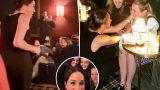 Meghan markle sorprende i fan alla proiezione di netflix a new york